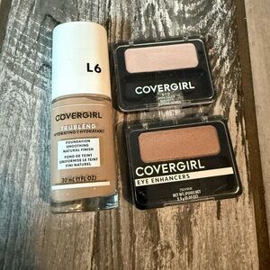 COVERGIRL TruBlend Foundation L6 and Eye shadow Set